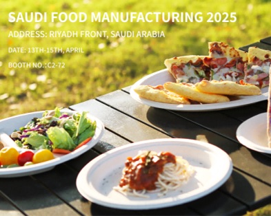 Vajilla sostenible en Saudi Food Manufacturing 2025